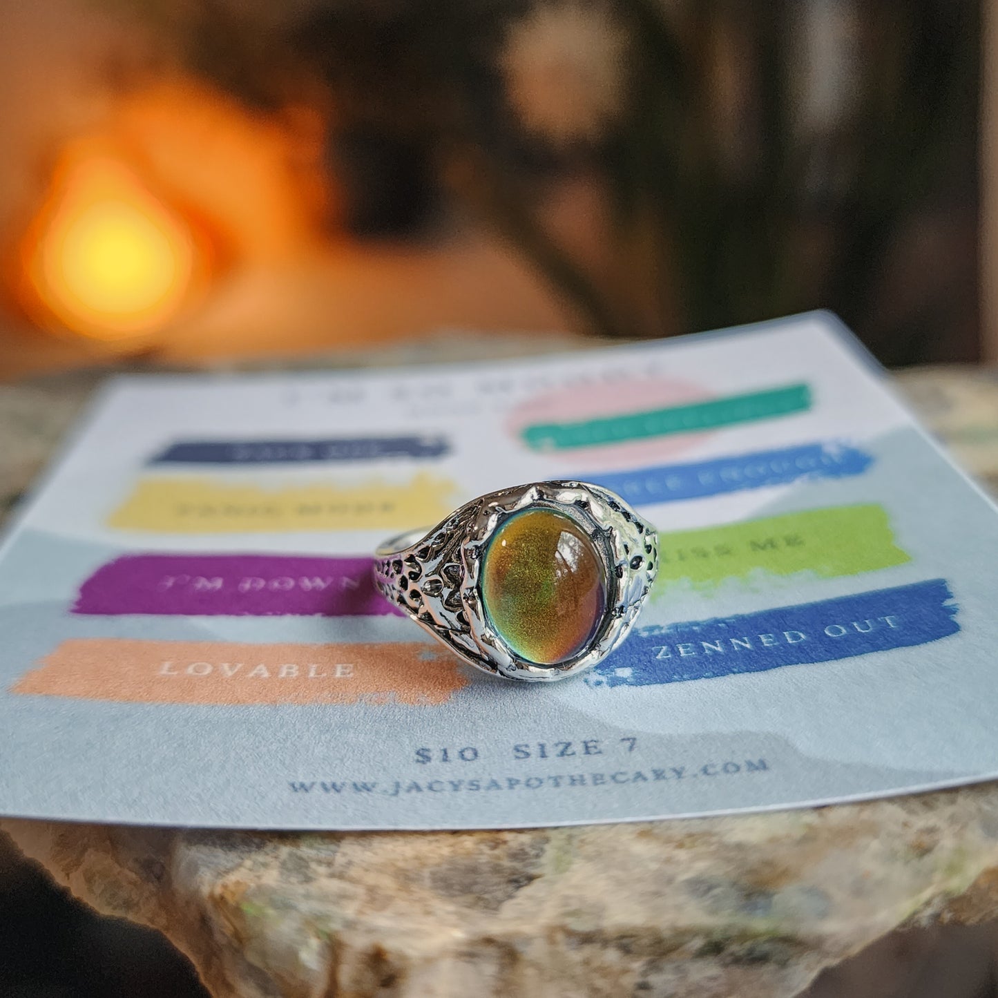 "I'm So Moody" Rings