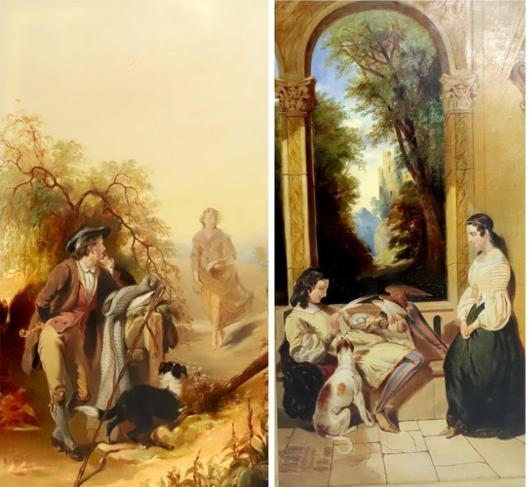 Pair of 19th Century Romantic Scenes