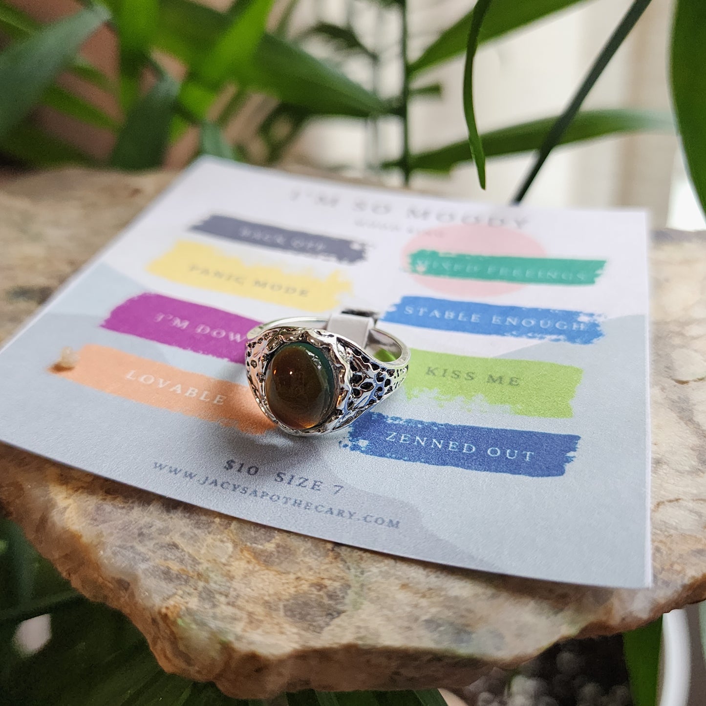 "I'm So Moody" Rings