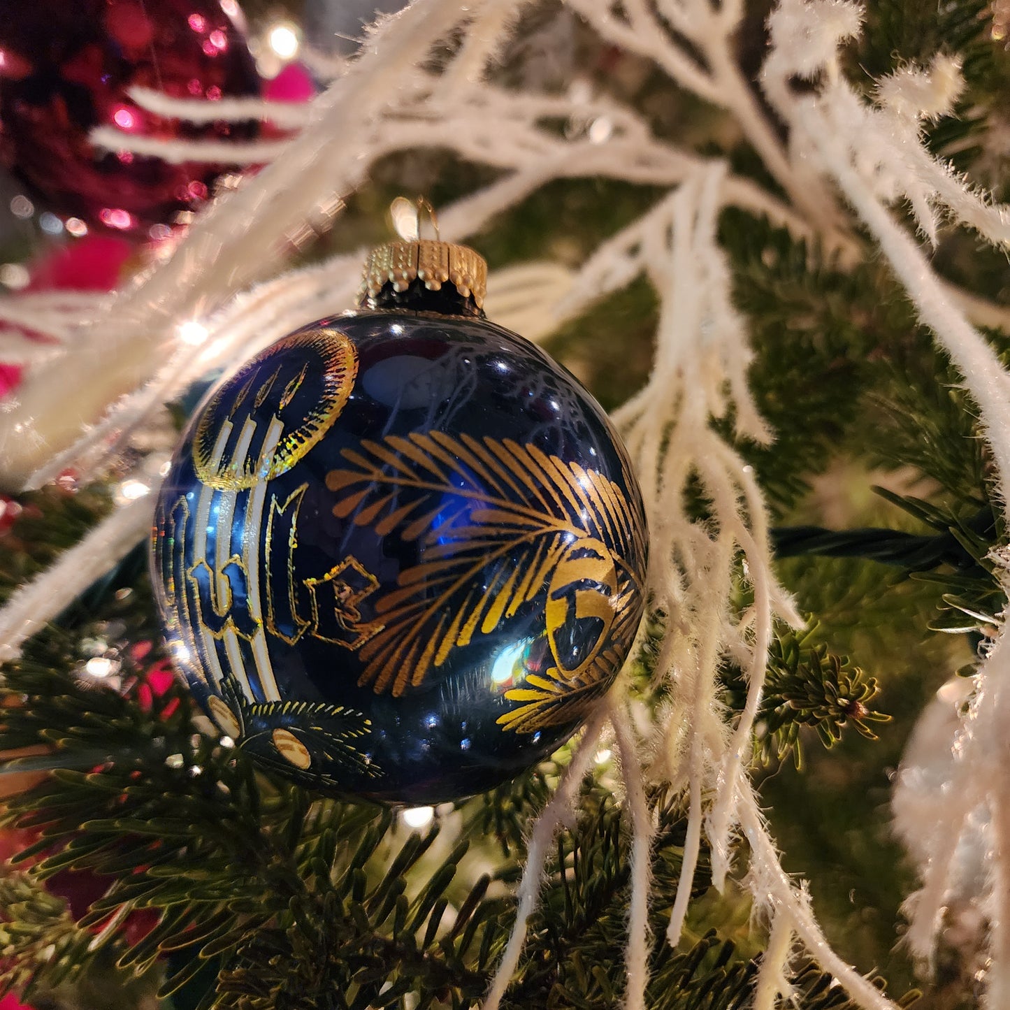 Yule Glass Ornament