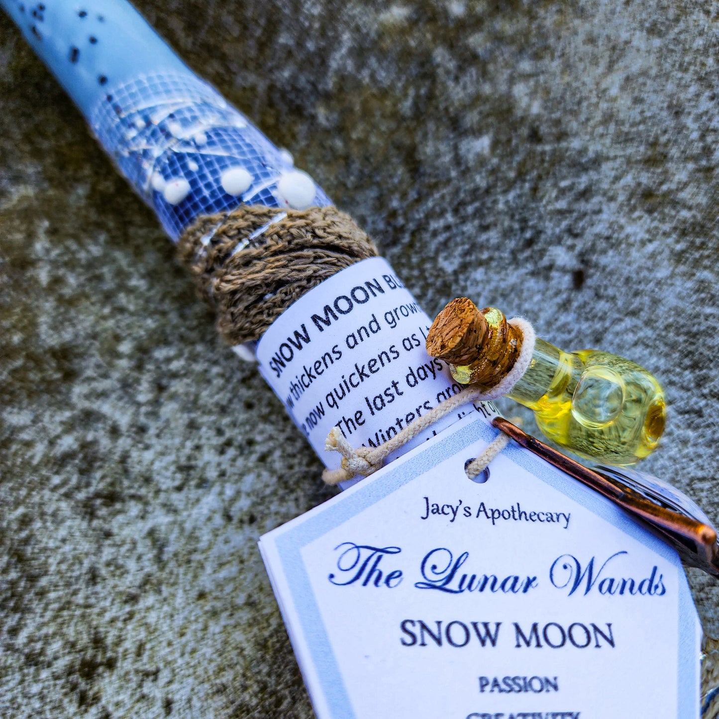 Lunar Spell Tapers- SNOW MOON