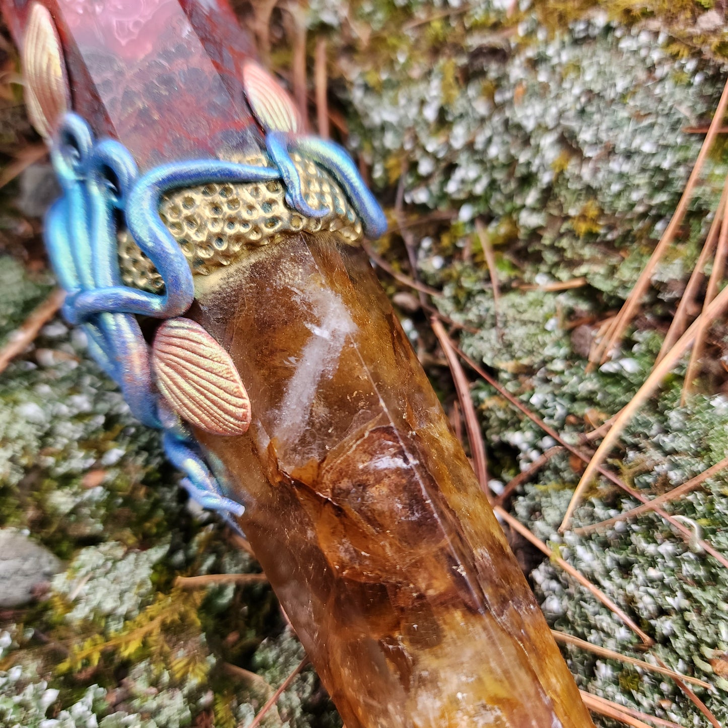 Vibrational Wands- Red Morracan Agate & Carnelian