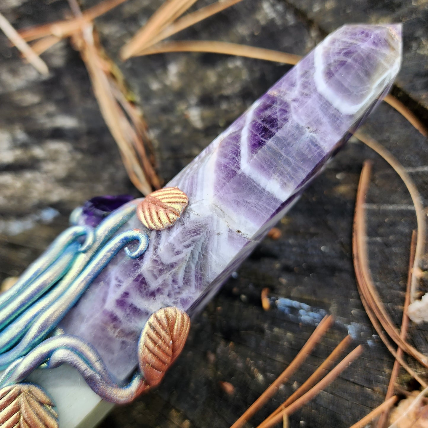 Vibrational Wands- Dream Amethyst & Lemon Jade