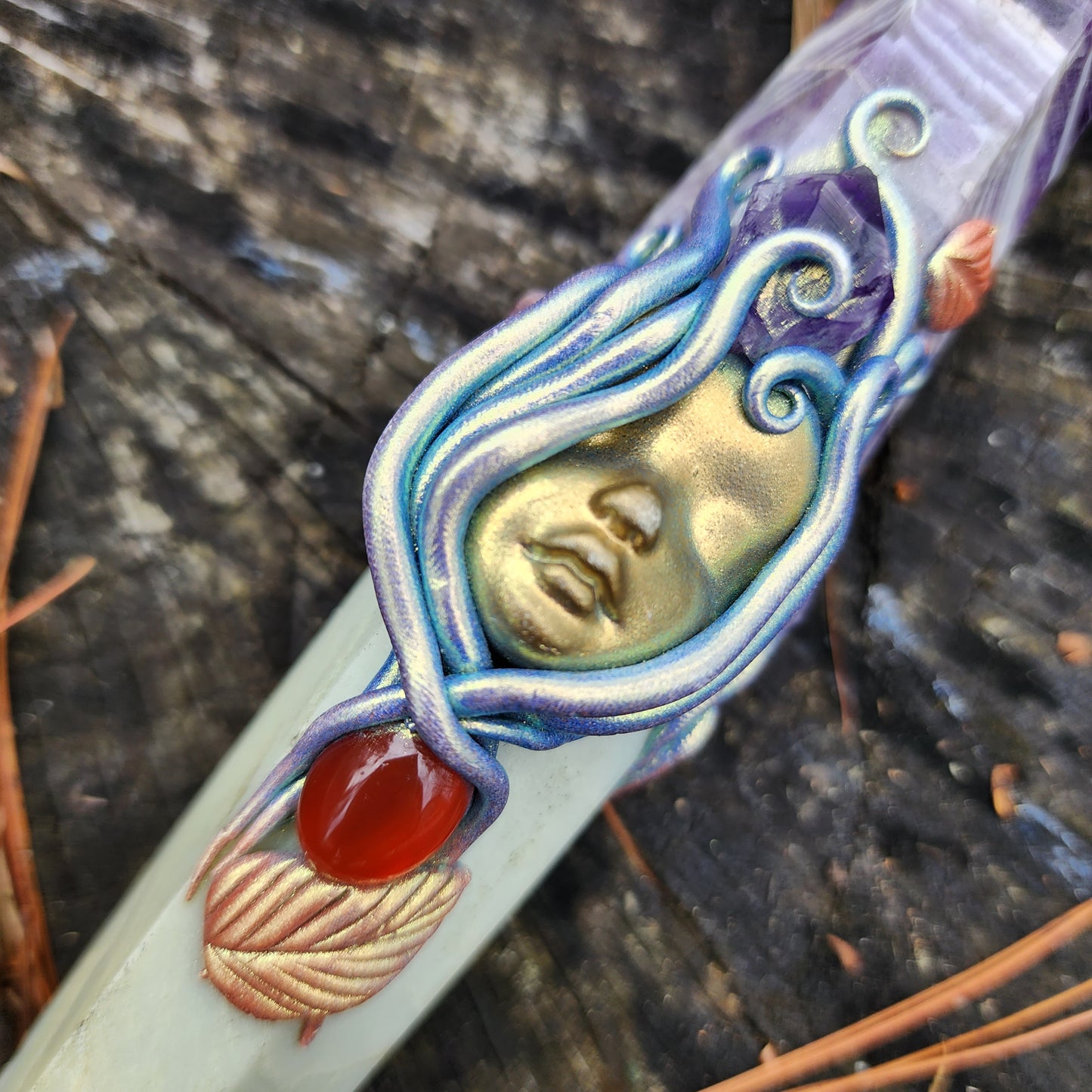 Vibrational Wands- Dream Amethyst & Lemon Jade