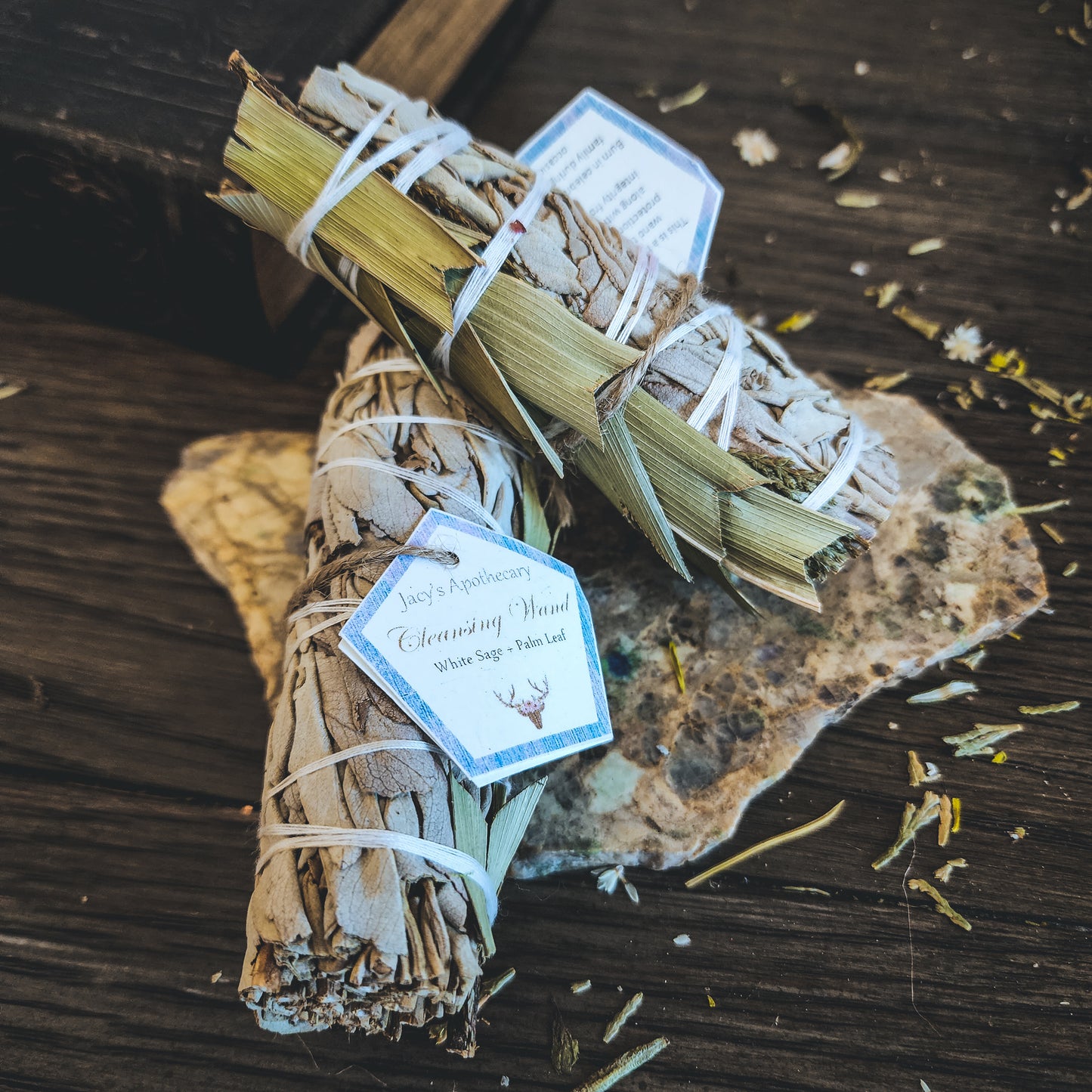 Cleansing Wand- SAGE + PALM