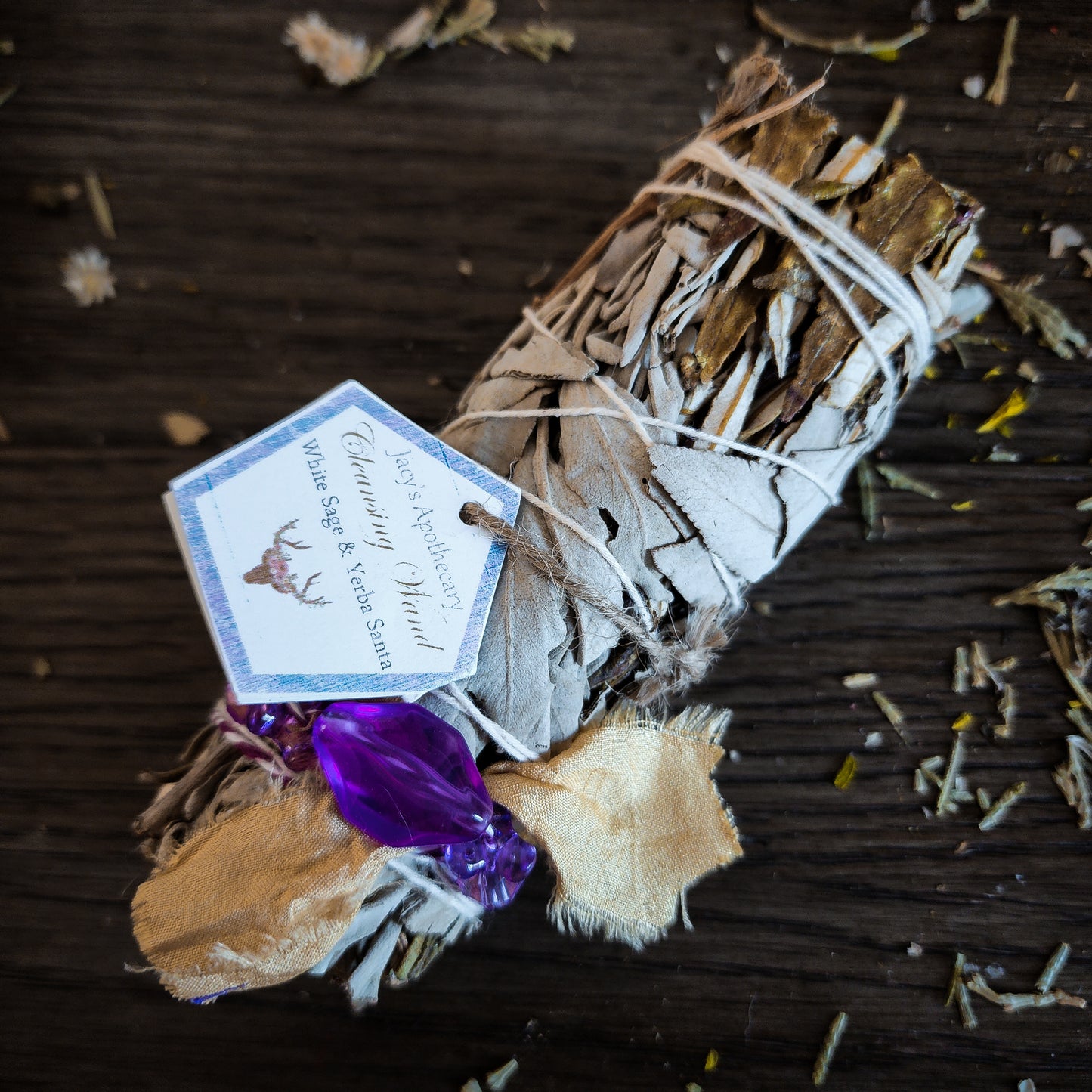 Cleansing Wand- WHITE SAGE + YERBA SANTA