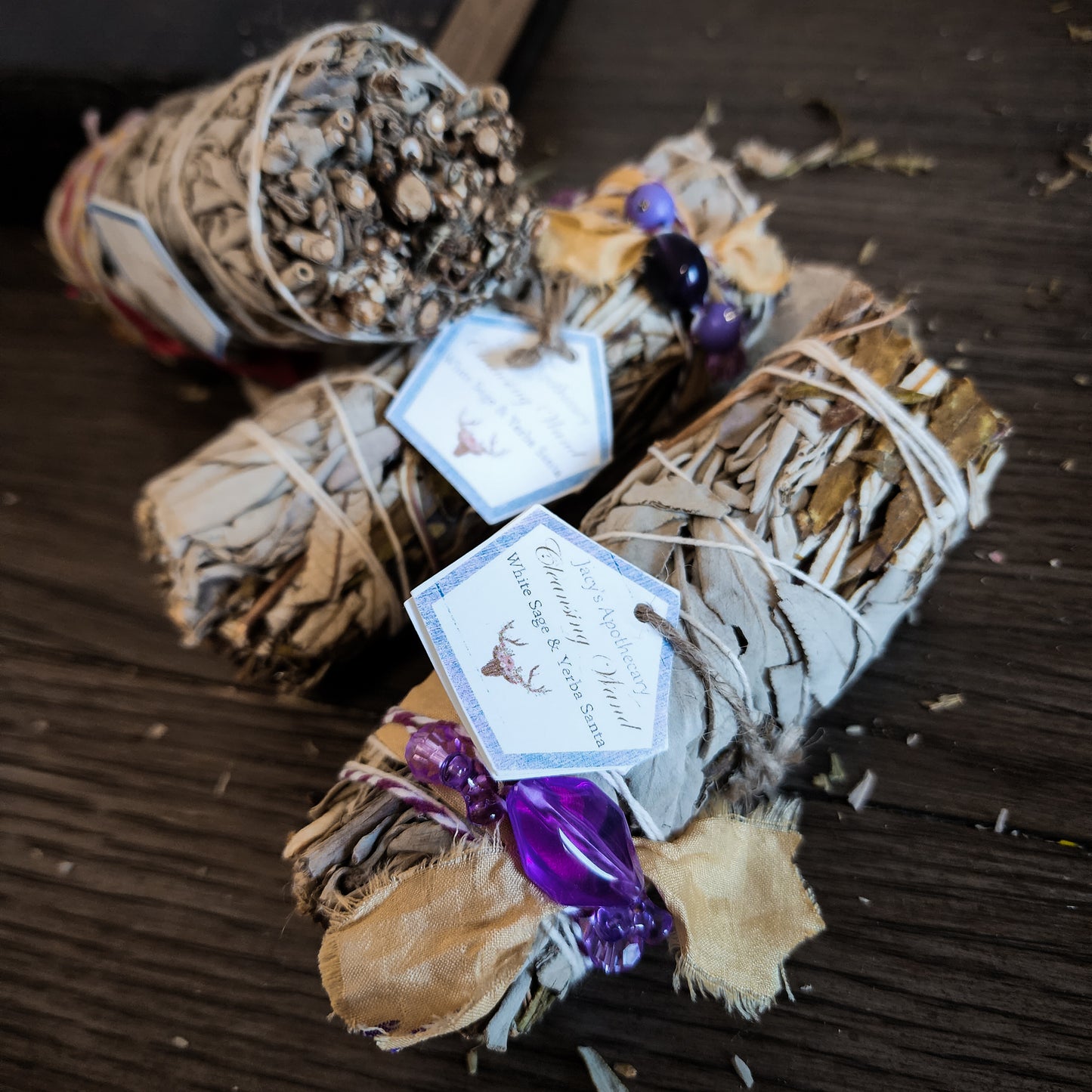 Cleansing Wand- WHITE SAGE + YERBA SANTA