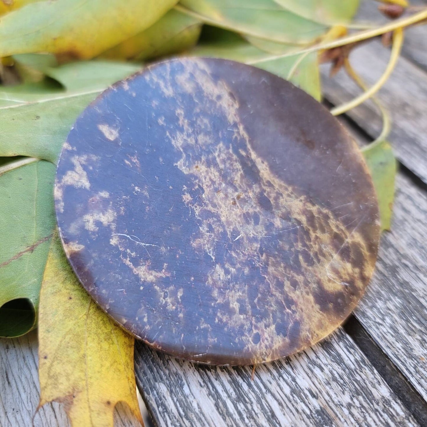 Triquetra Soapstone Altar/Cleansing Tile